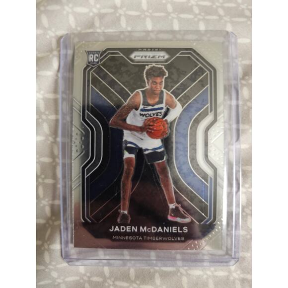 Jaden McDaniels 2020-21 Panini Prizm #287 - Rookie - Minnesota Timberwolves - Picture 1 of 3